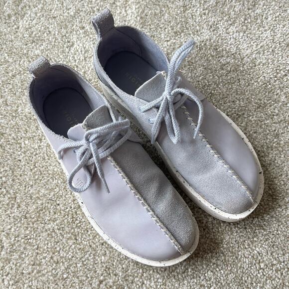 Clarks Originals Desert Trek Form Leather Cool Blue Comfort Shoes Women’s 7.5 M - Picture 8 of 13